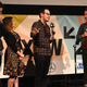 Wood interviewing the cast and director of Hereditary at SXSW